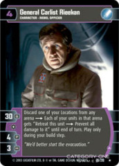 General Carlist Rieekan (A) - Foil